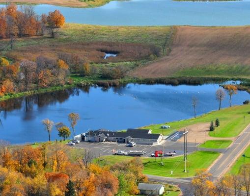 View of the Pit 611 from the air!