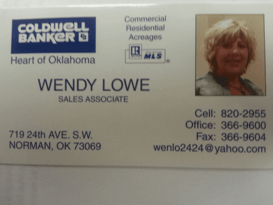 Wendy Lowe  - Coldwell Banker Heart of Oklahoma Real Estate