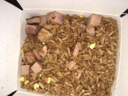 Ham fried rice