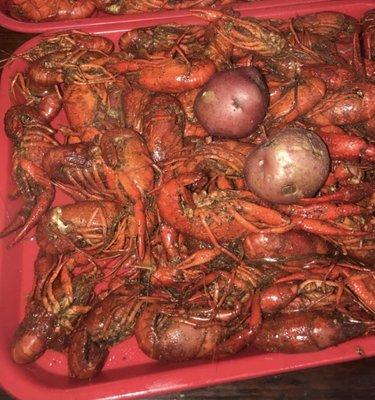 Delicious crawfish