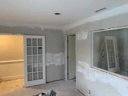 General Sheetrock installation and finish