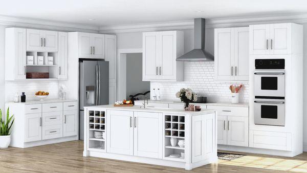 Phoenix Kitchen cabinets white shaker