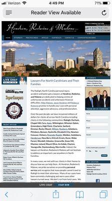 Raleigh NC personal injury and car accident lawyers