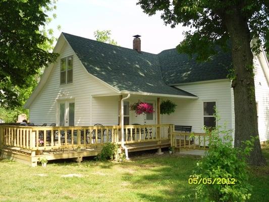 Old farm house renovated to new Tasting Room