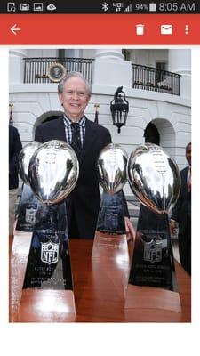 Superbowl 49 Honors at the White House