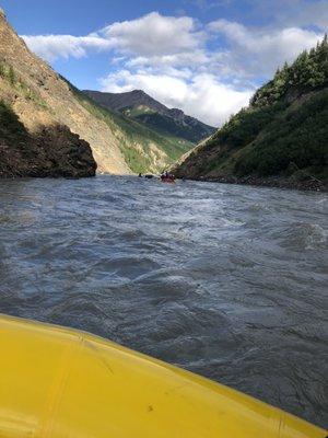 Rafting group on Canyon Run tour