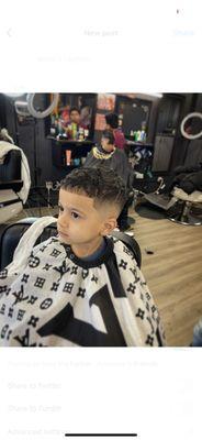 Kid hair cut