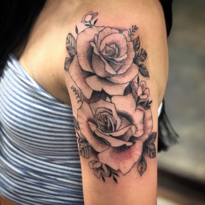 Roses by Danielle Oberosler. Appointments booked through our website.