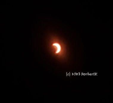 Solar Eclipse 10-14-23 0933 PDT from Verrazzano