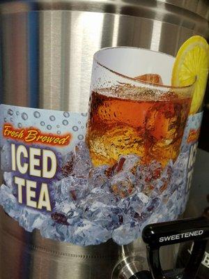 Fresh brewed sweet tea