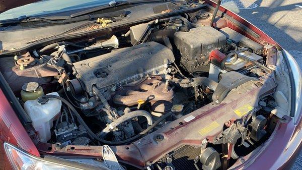 How this engine bay came in.