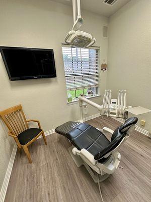 Interior, dental treatment room