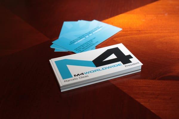 Our new business cards.