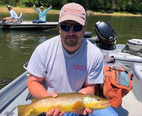 Trout in White River, Arkansas