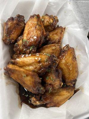 Honey teriyaki wings