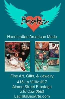 BesArte Fine Art & Craft Gallery Unique pieces made by local, and regional artists.