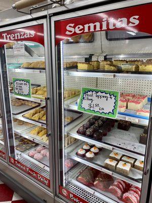 Pan dulce section (pastries)