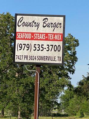 Sign at road at intersection of CR132 and PR3024