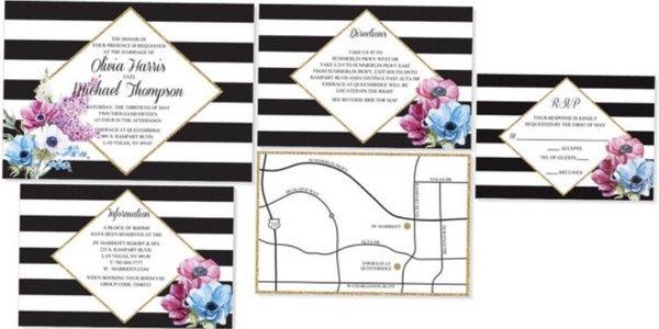 Olivia Flora Wedding Invitation