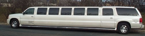 22 passenger Cadillac Escalade