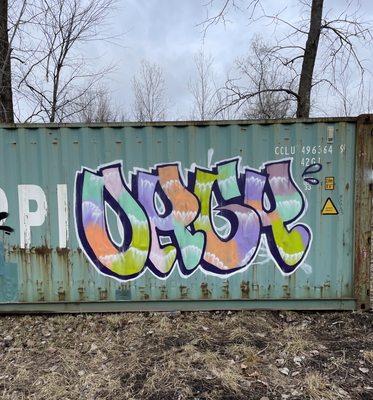 This shipping container holds criminal records