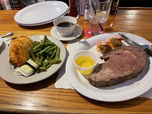 Prime rib deluxe (Saturday's)