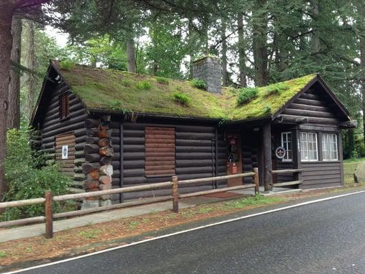 Cool little Log Cabin shop