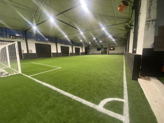 Indoor soccer field