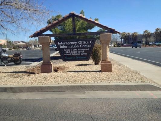 Sign for bureau of land management