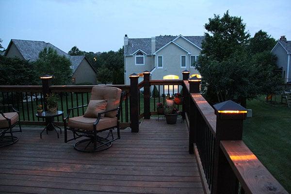 Deck Lights, Deck Lighting, Lighted Post Caps.