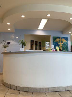 Reception desk