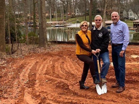 I couldn't be Happier for this Wonderful Couple        Realizing their Dream of building a Home on the shores of Lake Norman!