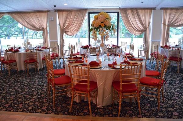 This opulent venue is perfect for those seeking an upscale location for a reasonable price.