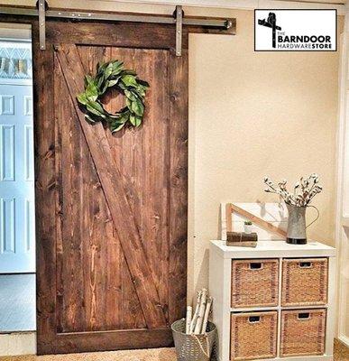 Z-Frame Door in Knotty Pine