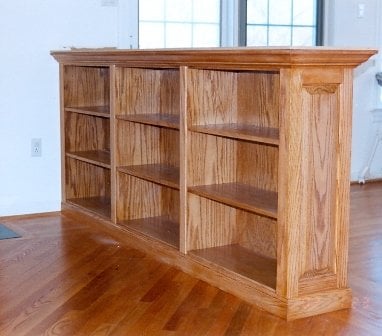 Oak Freestanding Bookcase