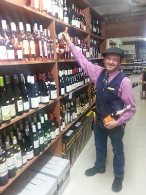 Mr. Perrier our stores wine captain with over 25yrs of experience!