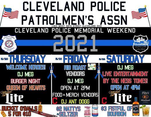 2021 Cleveland Police Memorial Weekend