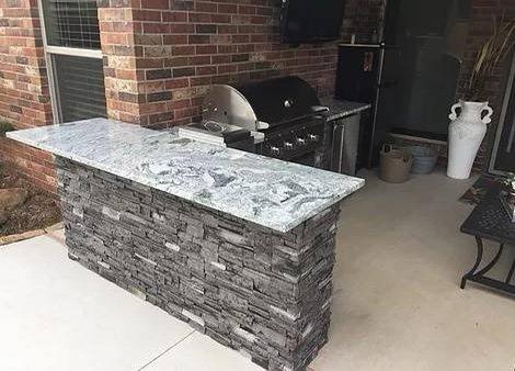 7' Bar Island add-on
Premium granite countertops Ability to be added to any Grill Island contact for pricing