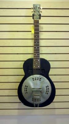 We Buy and Sell instruments. Anything from Starter instruments to Collectable Vintage gear. Pictured is a 1930s Dobro.