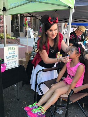 Painting for Jackson Orthodontics at the Baxter Village Fall Festival