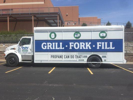 New Decals on our delivery truck...Thanks Sign Pro!