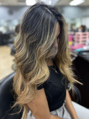 Gold Balayage