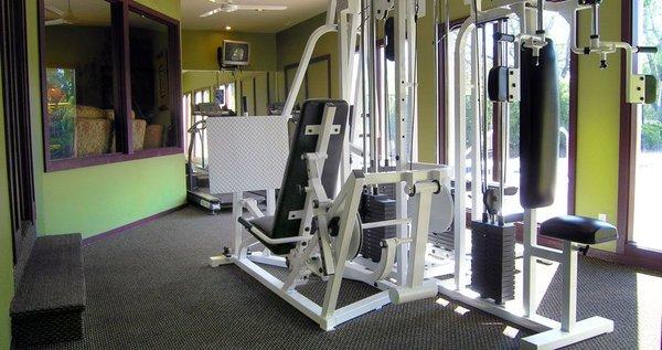 Well-equipped fitness center