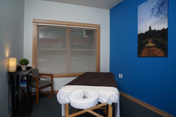 Our updated Massage Therapy treatment room