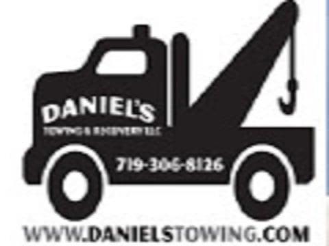 Daniels Towing offers wrecker and flatbed towing, emergency towing, roadside assistance, jumpstart, and tire change service.