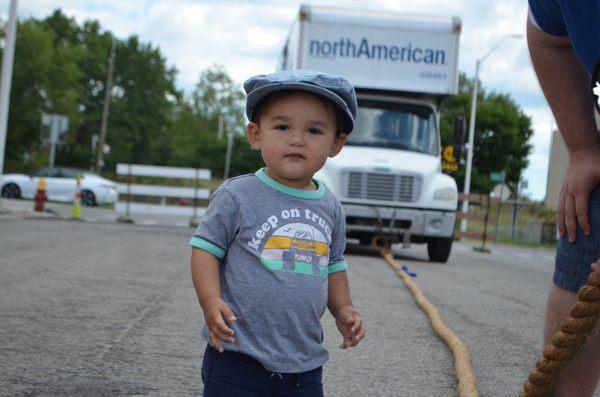 University Moving and Storage sponsored the Detroit Truck Pull and raised $42,000 for charity! Pretty cool event.