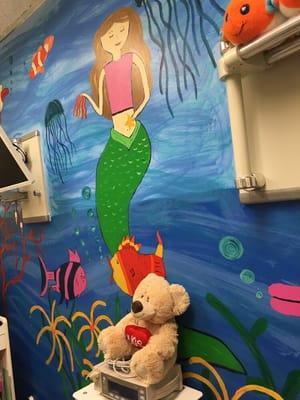 Mural in our treatment room.