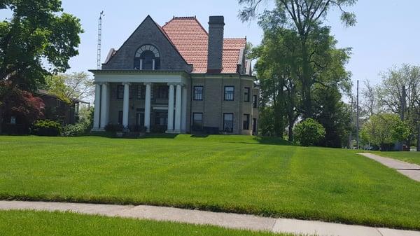 One of the many historic homes on Perry Street