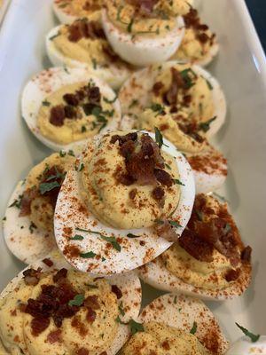 Billionaire Deviled Eggs