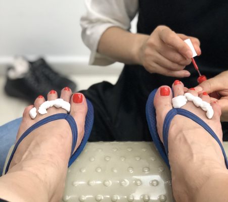 My lovely pedicure